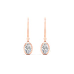 Load image into Gallery viewer, 1-carat-oval-shaped-bezel-diamond-leverback-earrings-in-rose-gold-fdear11736ovangle2-1.00ct-nl-rg.jpg