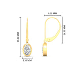 Load image into Gallery viewer, 1-carat-oval-shaped-bezel-diamond-leverback-earrings-in-yellow-gold-fdear11736ovangle3-1.00ct-nl-yg-hw.jpg