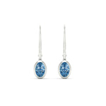 Load image into Gallery viewer, 1-carat-oval-shaped-bezel-vivid-blue-leverback-earrings-in-white-gold-fdear11736ovgvblueangle2-1.00ct-nl-wg.jpg