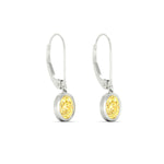 Load image into Gallery viewer, 1-carat-oval-shaped-bezel-vivid-yellow-leverback-earrings-in-white-gold-fdear11736ovgvyellowangle5-1.00ct-nl-wg.jpg