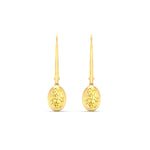 Load image into Gallery viewer, 1-carat-oval-shaped-bezel-vivid-yellow-leverback-earrings-in-yellow-gold-fdear11736ovgvyellowangle2-1.00ct-nl-yg.jpg
