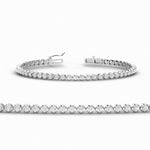 Load image into Gallery viewer, One And Two Carat Round Lab Diamond Tennis Bracelet 14K Gold
