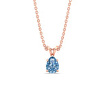 Load image into Gallery viewer, Color Lab Fancy Pear Shaped Diamond Solitaire Pendant
