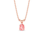 Load image into Gallery viewer, Color Lab Fancy Pear Shaped Diamond Solitaire Pendant