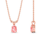 Load image into Gallery viewer, Color Lab Fancy Pear Shaped Diamond Solitaire Pendant