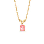 Load image into Gallery viewer, Color Lab Fancy Pear Shaped Diamond Solitaire Pendant