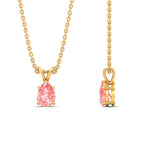 Load image into Gallery viewer, Color Lab Fancy Pear Shaped Diamond Solitaire Pendant