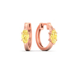 Load image into Gallery viewer, 1-carat-yellow-lab-grown-diamond-marquise-cut-huggie-hoop-earrings-in-rose-gold-fdear11842mqgvyellowangle1-1.00ct-nl-rg.jpg?v=1792995829
