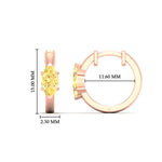 Load image into Gallery viewer, 1-carat-yellow-lab-grown-diamond-marquise-cut-huggie-hoop-earrings-in-rose-gold-fdear11842mqgvyellowangle3-1.00ct-nl-rg-hw.jpg?v=1792995829
