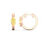 Load image into Gallery viewer, 1-carat-yellow-lab-grown-diamond-marquise-cut-huggie-hoop-earrings-in-rose-gold-fdear11842mqgvyellowangle3-1.00ct-nl-rg.jpg?v=1792995829
