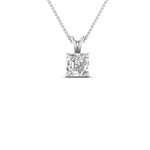 Load image into Gallery viewer, Asscher Lab Diamond Solitaire Pendant For Women 14K Gold
