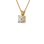 Load image into Gallery viewer, Asscher Lab Diamond Solitaire Pendant For Women 14K Gold

