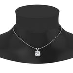Load image into Gallery viewer, Cushion Lab Diamond Solitaire Pendant For Women 14K Gold
