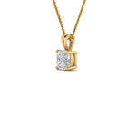 Load image into Gallery viewer, Cushion Lab Diamond Solitaire Pendant For Women 14K Gold
