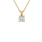Load image into Gallery viewer, Cushion Lab Diamond Solitaire Pendant For Women 14K Gold

