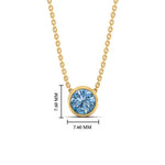 Load image into Gallery viewer, 1-ct-fancy-lab-grown-round-vived-blue-bezel-stone-pendant-in-yellow-gold-fdpd10538rogvblueangle1-1.00ct-nl-yg-hw.jpg?v=1785906888