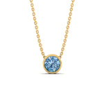 Load image into Gallery viewer, 1-ct-fancy-lab-grown-round-vived-blue-bezel-stone-pendant-in-yellow-gold-fdpd10538rogvblueangle1-1.00ct-nl-yg.jpg?v=1785906888