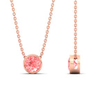 Load image into Gallery viewer, 1-ct-fancy-lab-grown-round-vived-pink-bezel-stone-pendant-in-rose-gold-fdpd10538rogvpinkangle3-1.00ct-nl-rg.jpg?v=1785906888