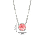 Load image into Gallery viewer, 1-ct-fancy-lab-grown-round-vived-pink-bezel-stone-pendant-in-white-gold-fdpd10538rogvpinkangle1-1.00ct-nl-wg-hw.jpg?v=1785906888