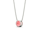 Load image into Gallery viewer, 1-ct-fancy-lab-grown-round-vived-pink-bezel-stone-pendant-in-white-gold-fdpd10538rogvpinkangle2-1.00ct-nl-wg.jpg?v=1785906888