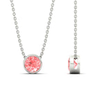 Load image into Gallery viewer, 1-ct-fancy-lab-grown-round-vived-pink-bezel-stone-pendant-in-white-gold-fdpd10538rogvpinkangle3-1.00ct-nl-wg.jpg?v=1785906888