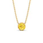 Load image into Gallery viewer, 1-ct-fancy-lab-grown-round-vived-yellow-bezel-stone-pendant-in-yellow-gold-fdpd10538rogvyellowangle1-1.00ct-nl-yg.jpg?v=1785906888