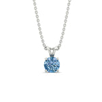 Load image into Gallery viewer, 1-ct-four-prong-fancy-lab-grown-round-vived-blue-stone-pendant-in-white-gold-fdpd10535rogvblueangle1-1.00ct-nl-wg.jpg?v=1785490092