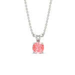 Load image into Gallery viewer, 1-ct-four-prong-fancy-lab-grown-round-vived-pink-stone-pendant-in-white-gold-fdpd10535rogvpinkangle1-1.00ct-nl-wg.jpg?v=1785490216