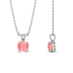 Load image into Gallery viewer, 1-ct-four-prong-fancy-lab-grown-round-vived-pink-stone-pendant-in-white-gold-fdpd10535rogvpinkangle3-1.00ct-nl-wg.jpg?v=1785490216