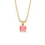 Load image into Gallery viewer, 1-ct-four-prong-fancy-lab-grown-round-vived-pink-stone-pendant-in-yellow-gold-fdpd10535rogvpinkangle1-1.00ct-nl-yg.jpg?v=1785490216