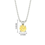 Load image into Gallery viewer, 1-ct-four-prong-fancy-lab-grown-round-vived-yellow-stone-pendant-in-white-gold-fdpd10535rogvyellowangle1-1.00ct-nl-wg-hw.jpg?v=1785490602