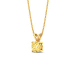 Load image into Gallery viewer, 1-ct-four-prong-fancy-lab-grown-round-vived-yellow-stone-pendant-in-yellow-gold-fdpd10535rogvyellowangle2-1.00ct-nl-yg.jpg?v=1785490602
