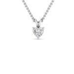 Load image into Gallery viewer, Heart Lab Diamond Solitaire Pendant For Women
