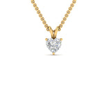 Load image into Gallery viewer, Heart Lab Diamond Solitaire Pendant For Women
