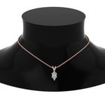 Load image into Gallery viewer, Marquise Lab Diamond Solitaire Pendant For Women 14K Gold
