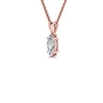 Load image into Gallery viewer, Marquise Lab Diamond Solitaire Pendant For Women 14K Gold
