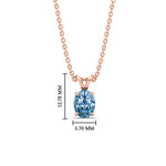 Load image into Gallery viewer, 1-ct-oval-shaped-fancy-lab-grown-vived-blue-stone-pendant-in-rose-gold-fdpd8469ovgvblueangle1-1.00ct-nl-rg-hw.jpg