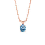 Load image into Gallery viewer, 1-ct-oval-shaped-fancy-lab-grown-vived-blue-stone-pendant-in-rose-gold-fdpd8469ovgvblueangle1-1.00ct-nl-rg.jpg