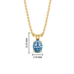 Load image into Gallery viewer, 1-ct-oval-shaped-fancy-lab-grown-vived-blue-stone-pendant-in-yellow-gold-fdpd8469ovgvblueangle1-1.00ct-nl-yg-hw.jpg