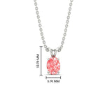 Load image into Gallery viewer, 1-ct-oval-shaped-fancy-lab-grown-vived-pink-stone-pendant-in-white-gold-fdpd8469ovgvpinkangle1-1.00ct-nl-wg-hw.jpg