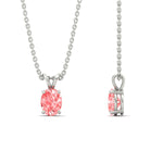 Load image into Gallery viewer, 1-ct-oval-shaped-fancy-lab-grown-vived-pink-stone-pendant-in-white-gold-fdpd8469ovgvpinkangle3-1.00ct-nl-wg.jpg