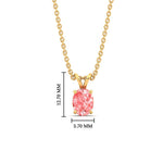 Load image into Gallery viewer, 1-ct-oval-shaped-fancy-lab-grown-vived-pink-stone-pendant-in-yellow-gold-fdpd8469ovgvpinkangle1-1.00ct-nl-yg-hw.jpg
