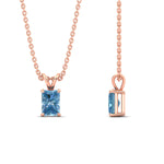 Load image into Gallery viewer, 1-ct-radiant-cut-fancy-lab-grown-vived-blue-solitaire-necklace-in-rose-gold-fdpd8469ragvblueangle3-1.00ct-nl-rg.jpg