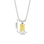 Load image into Gallery viewer, 1-ct-radiant-cut-fancy-lab-grown-vived-yellow-solitaire-necklace-in-white-gold-fdpd8469ragvyellowangle1-1.00ct-nl-wg-hw.jpg