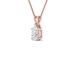 Load image into Gallery viewer, Pear Lab Diamond Solitaire Pendant For Women 14K Gold

