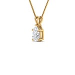 Load image into Gallery viewer, Pear Lab Diamond Solitaire Pendant For Women 14K Gold
