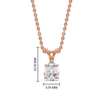 Load image into Gallery viewer, Color Lab Fancy Pear Shaped Diamond Solitaire Pendant