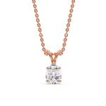 Load image into Gallery viewer, Color Lab Fancy Pear Shaped Diamond Solitaire Pendant