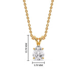 Load image into Gallery viewer, Color Lab Fancy Pear Shaped Diamond Solitaire Pendant