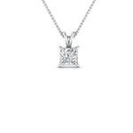 Load image into Gallery viewer, Princess Cut Lab Diamond Solitaire Pendant For Women 14K Gold
